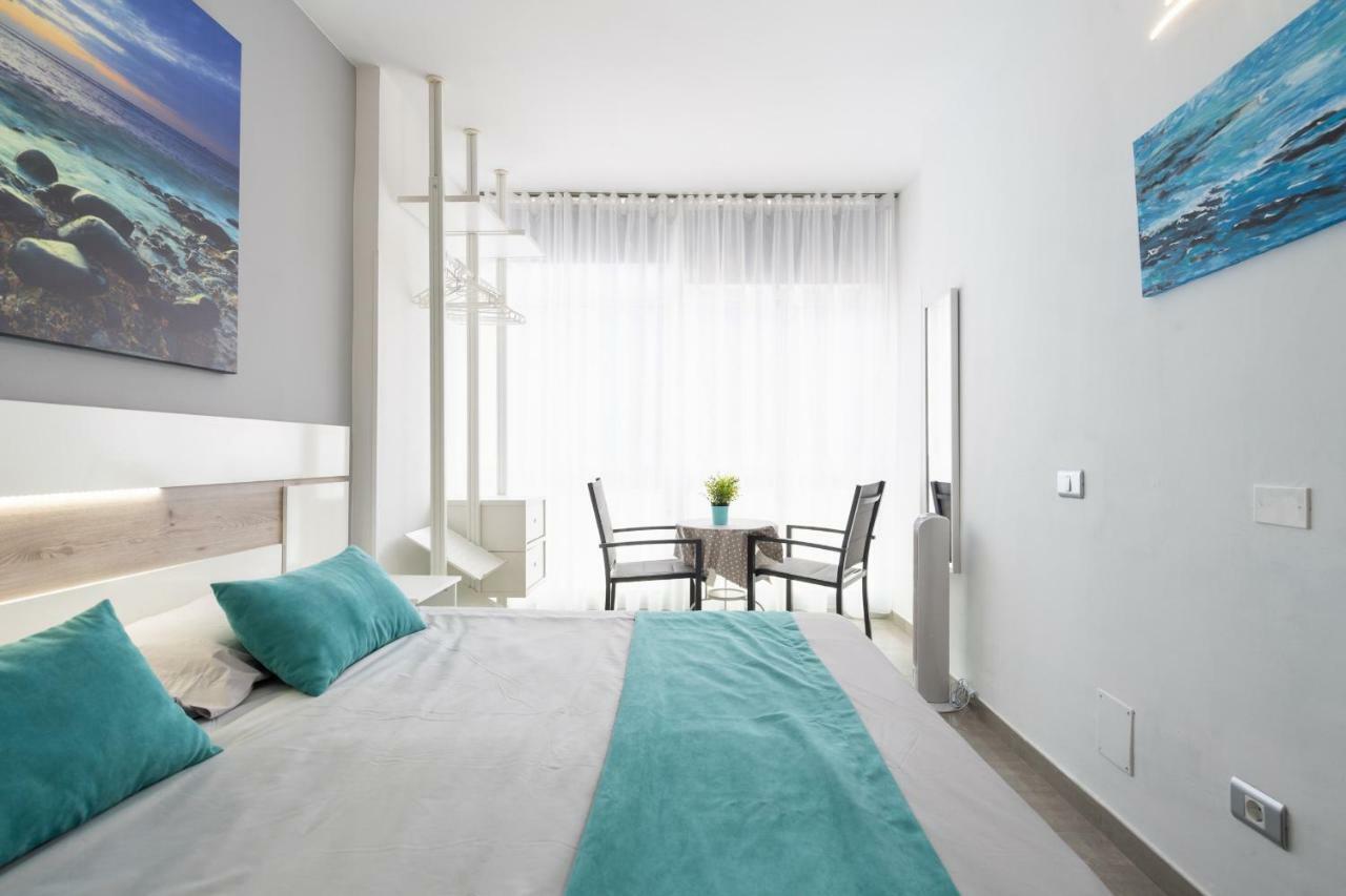 1St Line Studio Las Canteras Beach - Wifi Lägenhet Las Palmas de Gran Canaria Exteriör bild