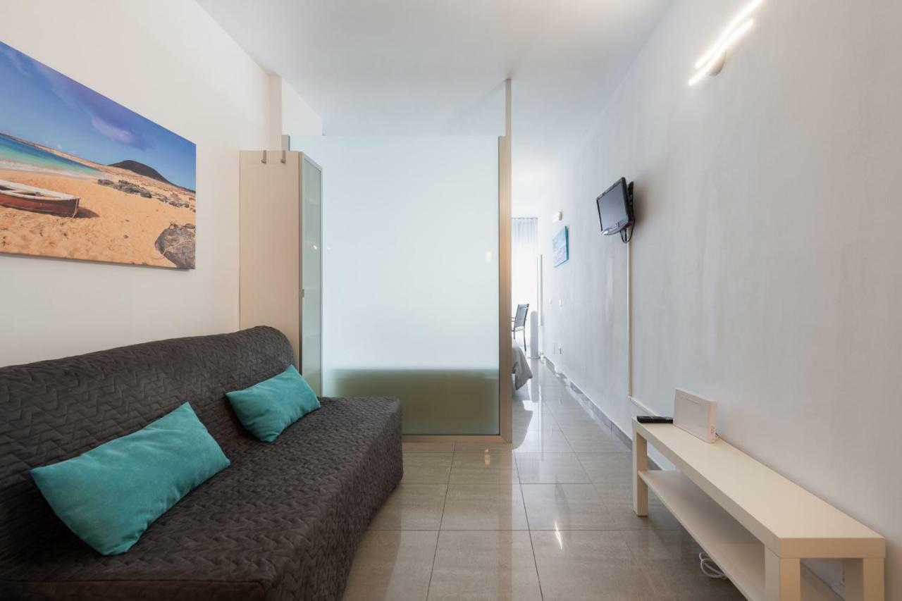 1St Line Studio Las Canteras Beach - Wifi Lägenhet Las Palmas de Gran Canaria Exteriör bild