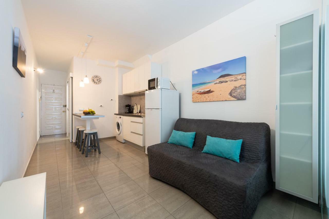 1St Line Studio Las Canteras Beach - Wifi Lägenhet Las Palmas de Gran Canaria Exteriör bild